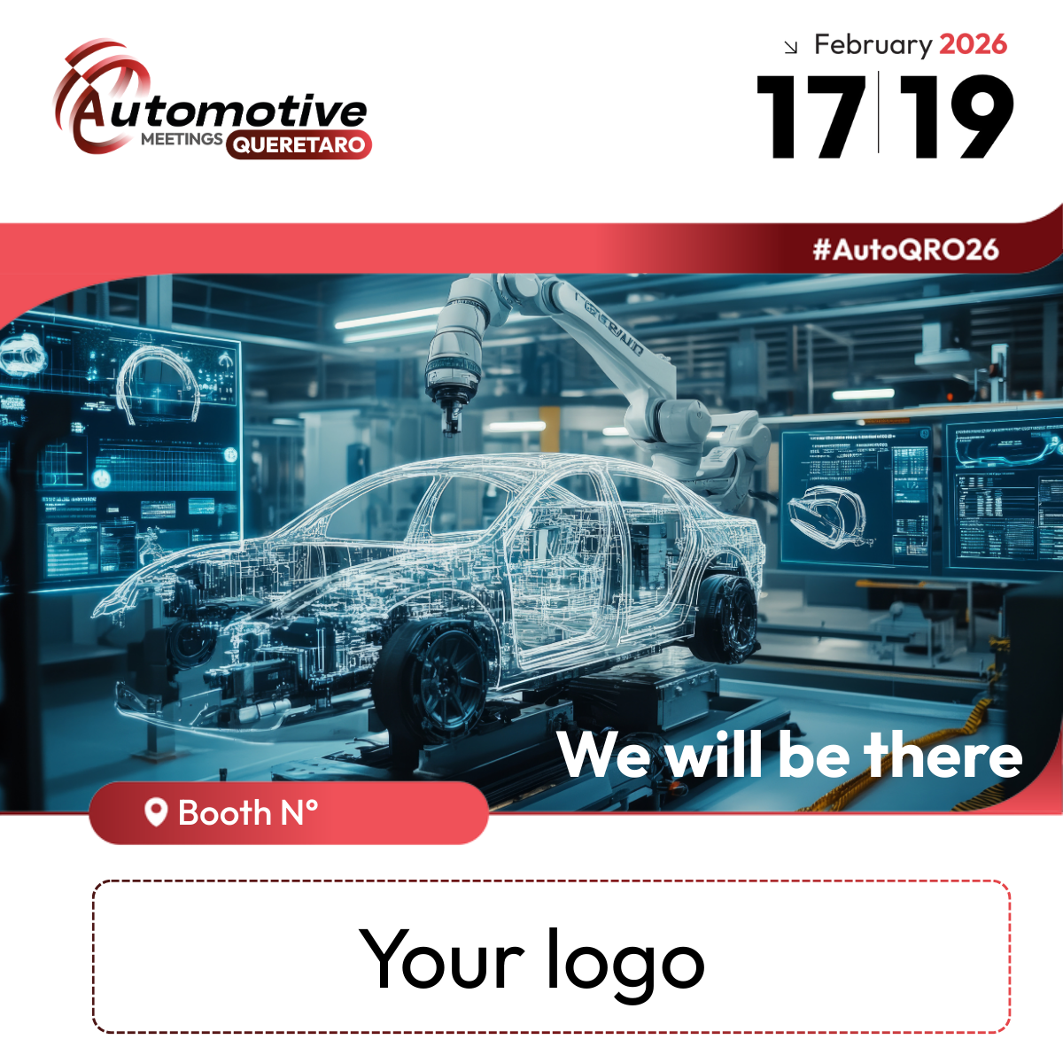 Logo Automotive Meetings Queretaro